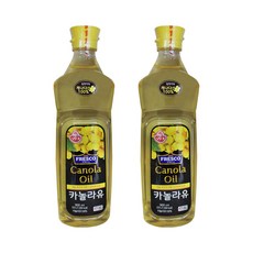 프레스코_카놀라유 0.9L 2개, 900ml