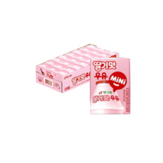 [빙그레] 딸기맛 mini 우유, 115ml, 24개