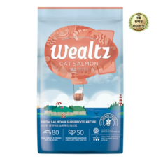 웰츠 전연령 캣 기능성 사료, 연어, 6kg, 2개