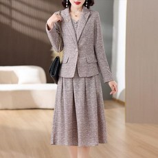 투피스세트 50대 60대하객룩 엄마옷 한벌정장 중년