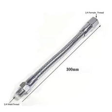 1/8 "1/4" BSPT 바람 부는 공기 노즐 에어 나이프 슬롯 갭 산업 청소 304SS 48 홀 블로잉 제트 알루미, 06 1 of 4 inch 300mm