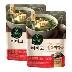 CJ 비비고 전복미역국 500g X 2개
