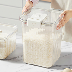 10kg 쌀통 날짜표시 밀폐보관 신선 방습 쌀 잡곡통 쌀보관 통 SG-1DC27-11897, 1개, 본상품선택