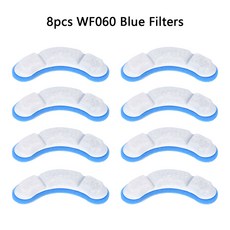 활성탄 분수 필터 개 WF060 액세서리 요소 디펜서 필터 고양이 교체, 8pcs Filters, 1개