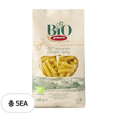 그라노로 유기농 푸실리, 500g, 5개