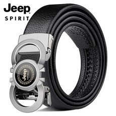 JEEPSPIRIT 정품 캐주얼 자동 가죽 벨트 OM18CD996BT0469 + JEEP정품 벨트포장박스 증정