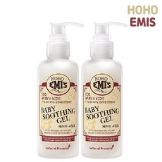 hoho emis 호호에미 유기농 아기수딩젤 신생아 베이비 수딩젤 150ml 아기 천연유래 성분 + 샘플증정, 2개