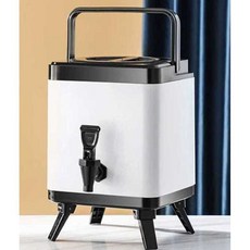 커피보온통 대용량 스텐 보온 물통 업소용 밀크티, 1개, 8. 8L스테인리스