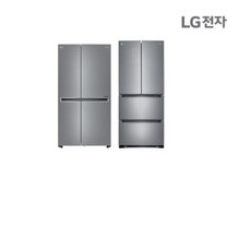 LG전자 양문형냉장고 821L+LG DIOS 김치냉장고(실버) 402L S833S32+K410MB19E