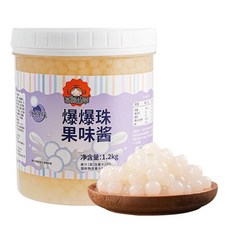 타카오펄 1.2kg 과일맛 밀크티펄 빙수 팝핑보바 버블티펄 칼라 토핑 딸기펄 음료 화이트펄, 요거트펄, 1개, 1개입