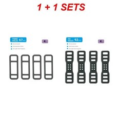 실리콘 탄성 스트랩 끈 띠 밴드 끈 띠 밴드 붕대 조명 램프 조명 운전 거울 레코, 10.2pcs, 1개