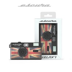 ESCURA Half Snaps 35 레트로 하프 필름카메라, 1개, British