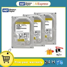 외장 하드 디스크 웨스턴 디지털 WD 골드 엔터프라이즈 클래스 HDD 내장 하드 드라이브 7200 RPM 클래스 SATA 6 Gb/s 4TB 6TB 8TB 500GB - 12테라하드