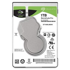 Seagate BarraCuda Pro 2.5inch SATA 6Gbs 1TB 7200rpm 128MB 7mm 4K 섹터