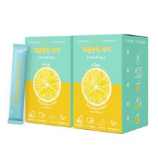 레몬클링 제이 부담없이 제로 칼로리 수분충전 음료 레몬 & 과라나 1Box 10포, 4g, 2박스, 10개입