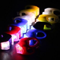 make speed 자전거 2LED 안전등(후미등) 6종 색상 세트상품