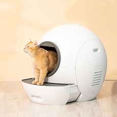 [엘스펫] 본사 직영점 UV살균기능 APP연동 실시간 제어 자동 스마트 고양이 화장실