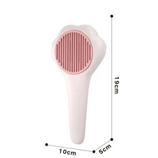 반려견 털제거브러시 털 손질 도구 귀여운 발 모양 빗, 1개, 2.Cat Paw Comb