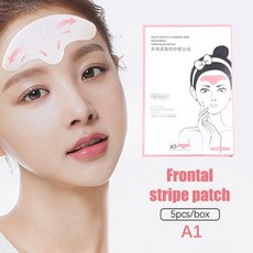 이마 미간 주름 패치 리프팅 마스크 팩안티 에이징 트리트먼트 마스크 이마/입 퍼밍 주름 패치 5 개입