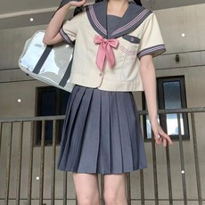 다크그레이 세라복 교복세트 세줄라인 마린