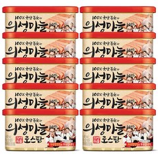 롯데햄 의성마늘 로스팜 200g(10캔), 의성마늘 로스팜200g(10캔)