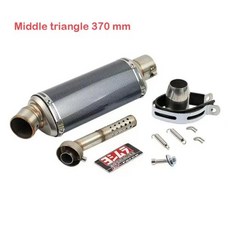 51mm 오토바이 배출 GP 100cc-1000cc 범용 머플러 pcx125 스쿠터 mm ATV 310 파이프 440 배기 fz6 370 요시무라, 1개