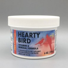 모닝버드 HEARTY 새 멀티 비타민 미네랄 170g 멀티 새끼 어른 모두 매일 투여 무농약 영양소 USA, 1개