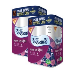 잘풀리는집 깨끗한 터치 화장지 30롤