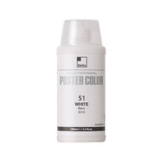 신한 전문가 포스터컬러 100ml 51 화이트, 단품