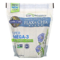 Garden of Life 100% 유기농 아마 및 치아 혼합물 12 oz(425 g)