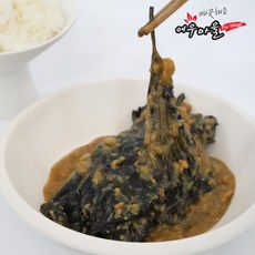 (국내제조 수제반찬)여우마을 된장깻잎 깻잎무침, 6개, 1kg