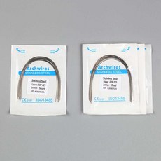 치과 와이어 스테인레스 조각 스틸 양식 중괄호 라운드 타원형 재료 Archwire 아치, 1개, 상세 페이지 참고, 상세 페이지 참고