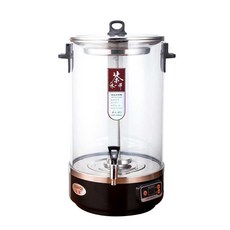 차탕기 보온 티 포트 유리 전기 주전자 온도 커피 무선, 10L 나뭇결 패턴