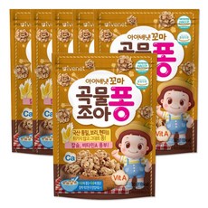 아이배냇 꼬마 곡물조아퐁 과자 30g, 곡물 조아퐁, 6개