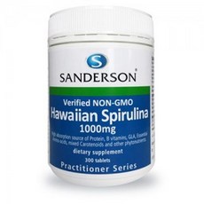 Sanderson 하와이안 스피루리나 1000mg 300정, 18개