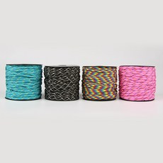 파라코드 낙하산줄 50m (7코어) 매듭팔찌 끈 DIY 팔찌만들기, 핑크 50m