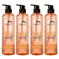 꽃을든남자 헤어스타일링 헤어케어시스템 초강력 헤어젤 400ml 4개
