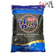 [유정식품] 하늘비 국산김 대용량 업소용 김가루 1kg 조미김 조미김가루, 3개