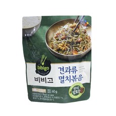 (냉장)비비고 견과류멸치볶음 60g, 1개