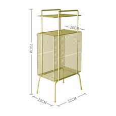 골드 화이트 철제 잡지꽂이 매거진랙 인테리어 화장실 책꽂이 잡지책장 메쉬 신문 거치대, 로즈 골드
