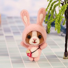 펠트.강아지.제작