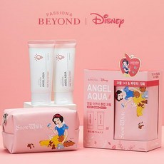 비욘드 엔젤아쿠아 톤업크림 기획 (디즈니) (75ml+75ml+백설공주파우치), 단일상품