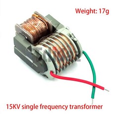 15kv 고전압 발생기 Diy 키트 아크 점화 코일 모듈 고주파 변압기 인버터 스텝 업 부스트 컨버터 Sui, 01 A, 1개