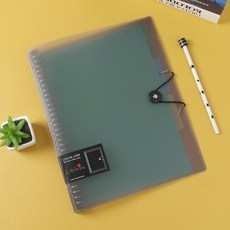 마이노트 바인더 인덱스 루즈링 블랙 A4 30공