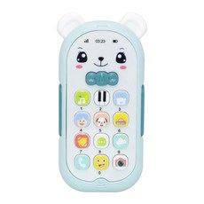 QDY 전화 어린이 키즈 교육 학습 모바일 선물, 7x13.5cm, 플라스틱, 녹색, 1개
