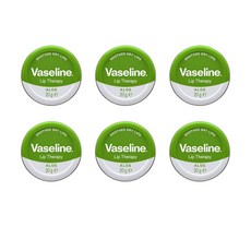 VASELINE 바세린림밤 20g 바세린립테라피 립케어 보습/케어 립밤, ALOE VERA, 6개