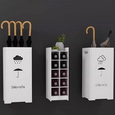 장우산 단우산 우산 양산 정리 보관함 커넥트 우산꽂이, 1개, 화이트