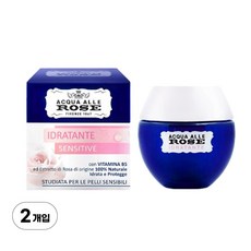 아쿠아알레로제 로버츠 장미수 수분크림, 2개, 50ml