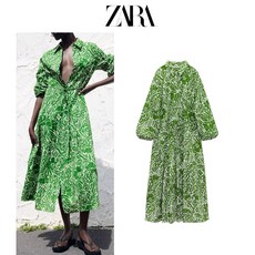 여성 프렌치 슬림 리본 벨트 ZARA 자라 원피스