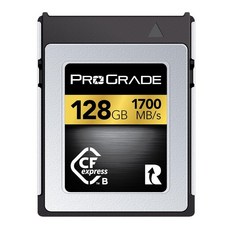 ProGrade Digital CFexpress 2.0 Type B GOLD 128GB 메모리 카드 정규 수입품, 1개